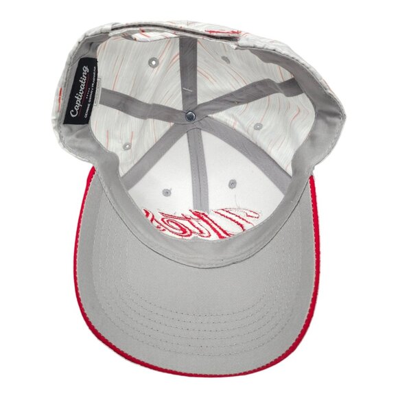 Utah Utes 3D Embroidered Logo Strapback Cap Trucker Baseball Gray Red Hat - Picture 5 of 13